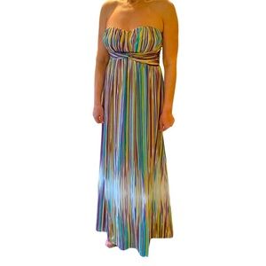 Jessica Simpson multicolor gown